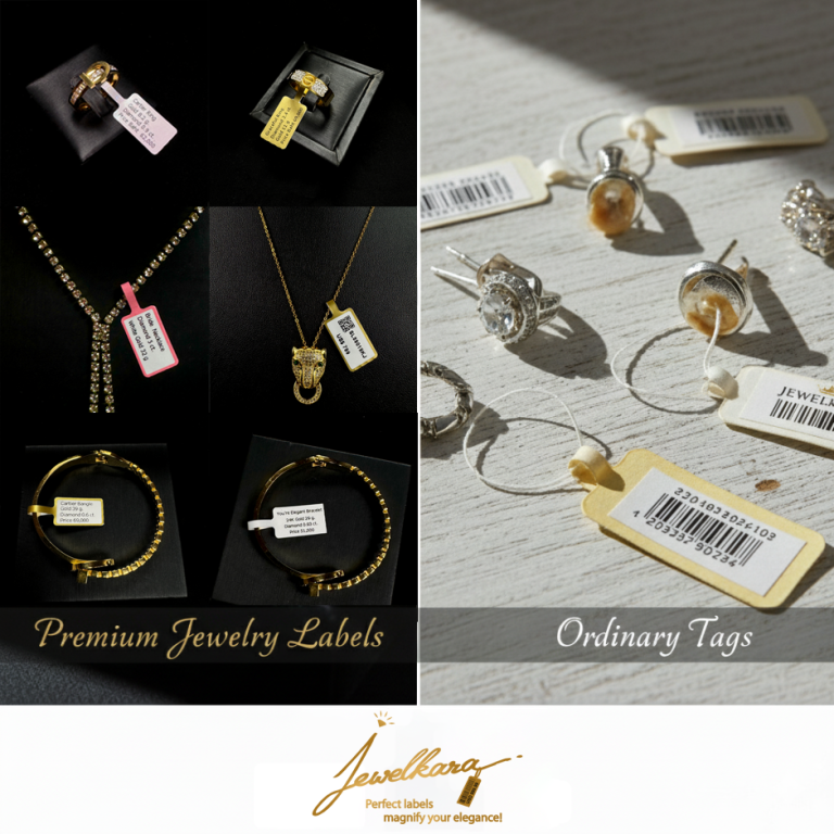 Premium Jewelry Labels VS Ordinary Tags Why Premium Labeling is an Investment that Elevates Your Brand Image