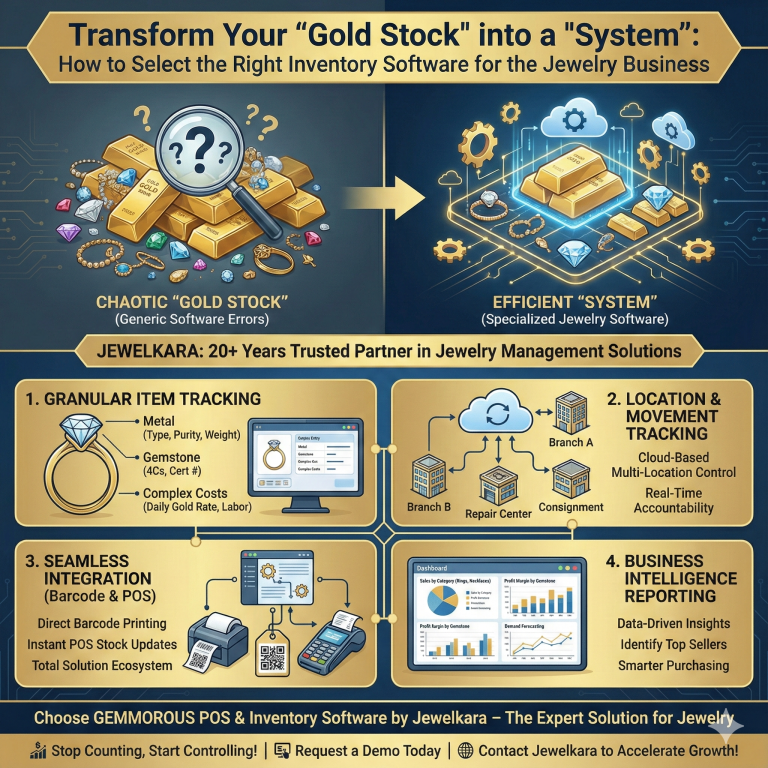 Transform Your 'Gold Stock' into a 'System': How to Select the Right Inventory Software for the Jewelry Business