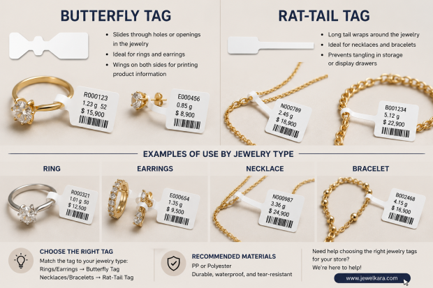 Butterfly Tag vs Rat-Tail Tag