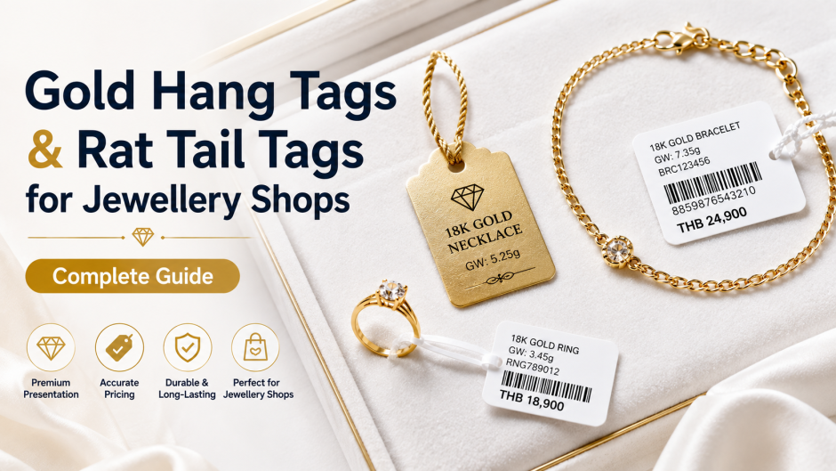 Gold Hang Tags & Rat Tail Tags for Jewellery Shops — Complete Guide